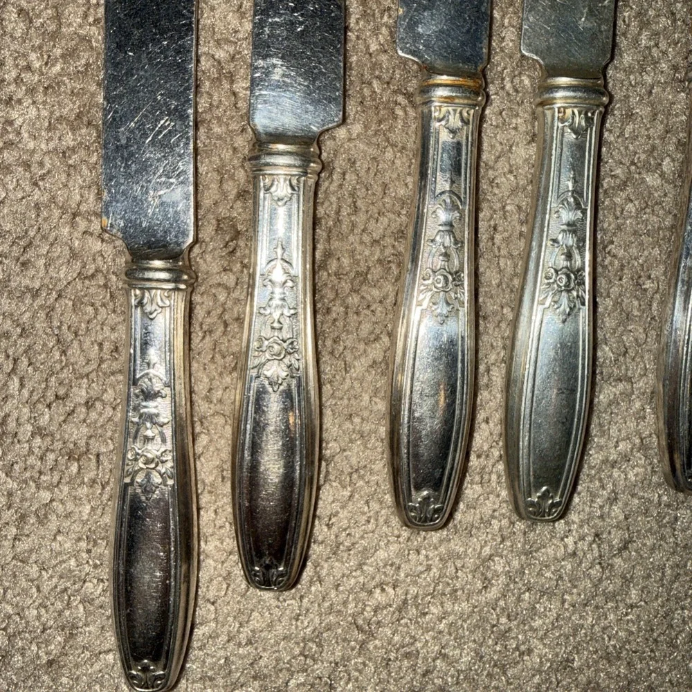 Vintage 1847 Roger's Bros Ambassador Pattern Knives 6